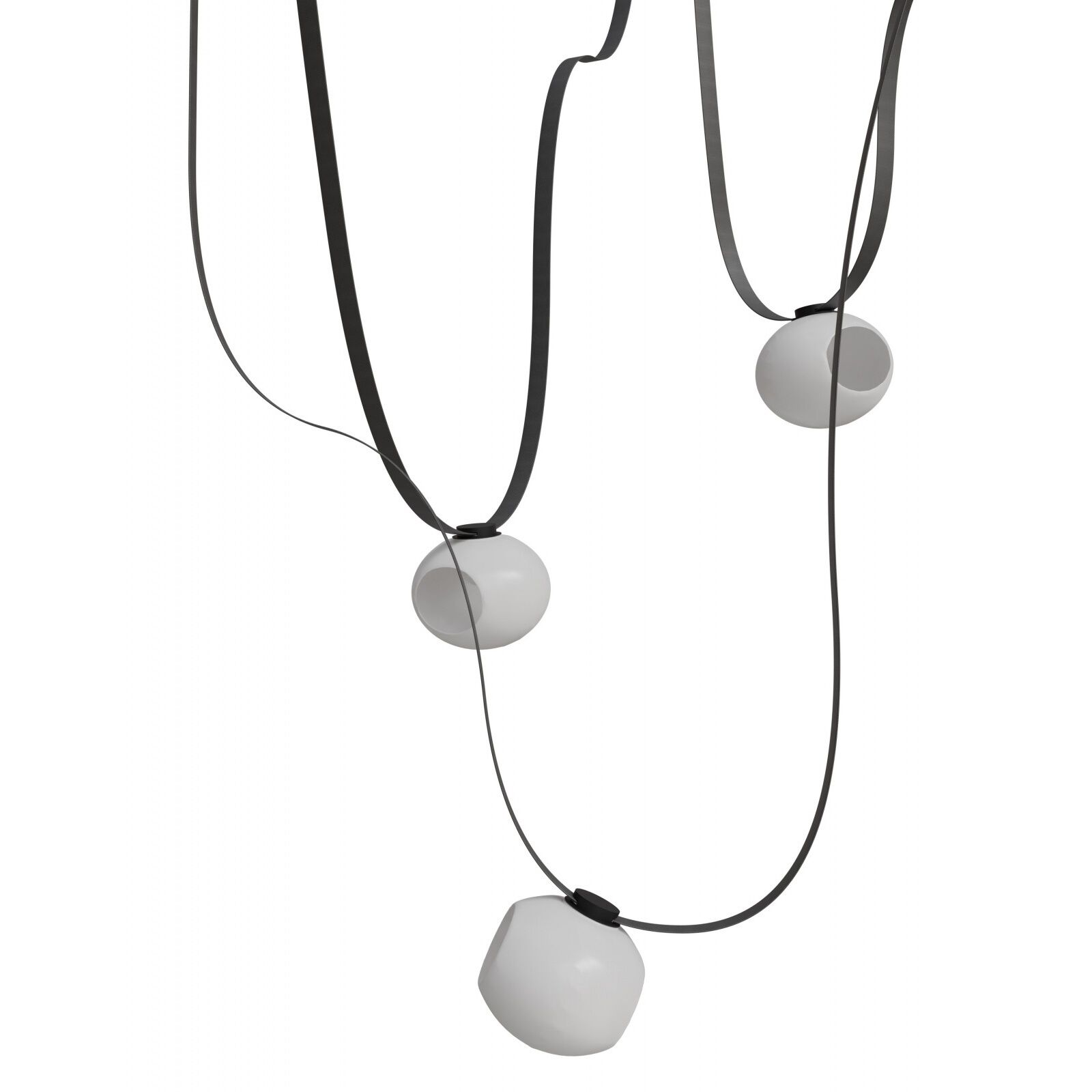 Fremont LED 8 inch Black Belt Chandelier Ceiling Light