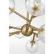 Drew & Jonathan Atticus 20 Light 32 inch Satin Brass Chandelier Ceiling Light in LED