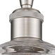 Ballston Belfast 1 Light 6 inch Brushed Satin Nickel Semi-Flush Mount Ceiling Light