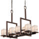 LumenAria LED 14 inch Dark Bronze Chandelier Ceiling Light