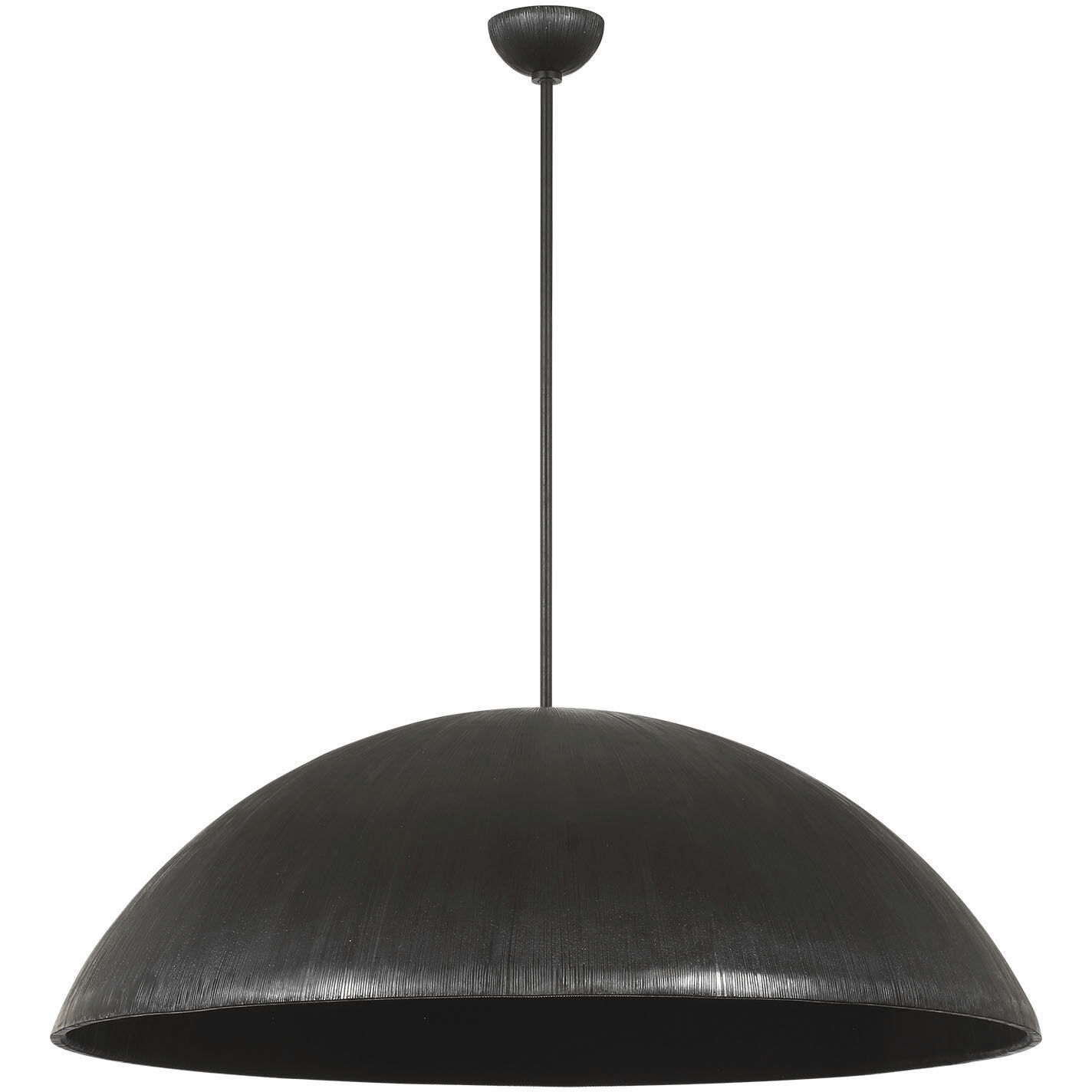 Kelly Wearstler Utopia LED 48 inch Aged Iron Sculpted Pendant Ceiling Light