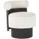 Erhart White Hair on Hide Chair