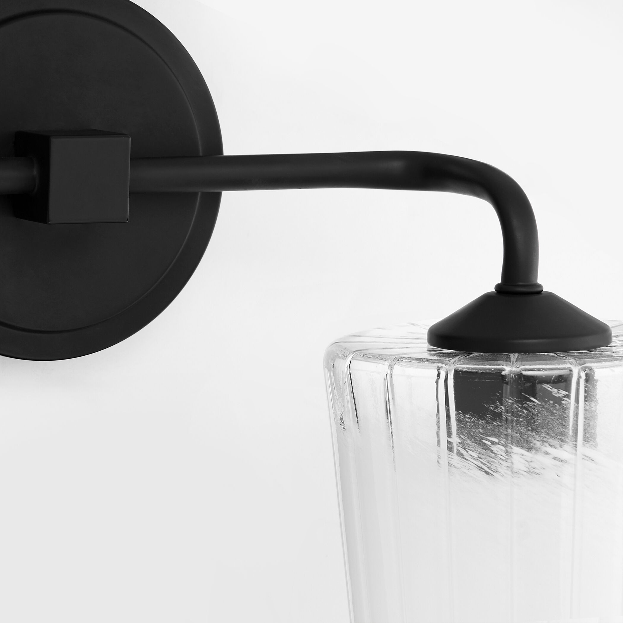 Providence 2 Light 15 inch Matte Black Vanity Light Wall Light