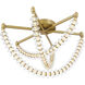Pearl LED 28 inch Legacy Brass Flush Mount Ceiling Light