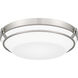 Dunbar 16 inch Brushed Nickel Flush Mount Ceiling Light