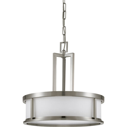 Odeon 4 Light 17 inch Brushed Nickel Pendant Ceiling Light