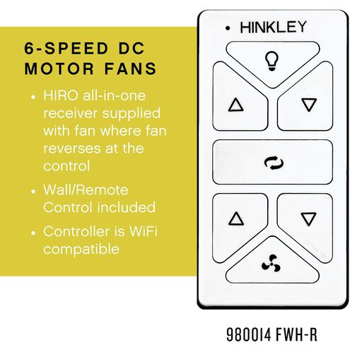 Tiburon 56 inch Matte Black Smart Fan