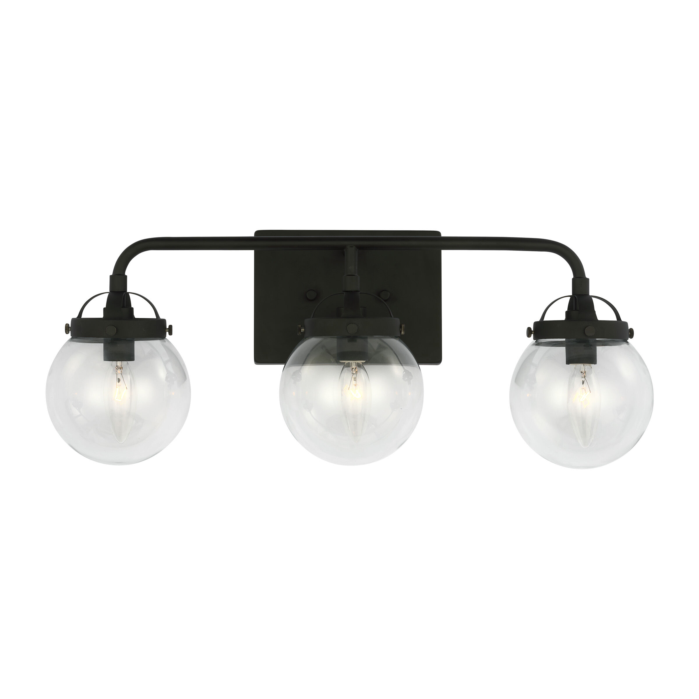 Bryce 3 Light 21.75 inch Midnight Black Bath Vanity Wall Sconce Wall Light