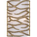 Branch Reality 2 Light 11 inch Textured Ashen Gold Wall Sconce Wall Light