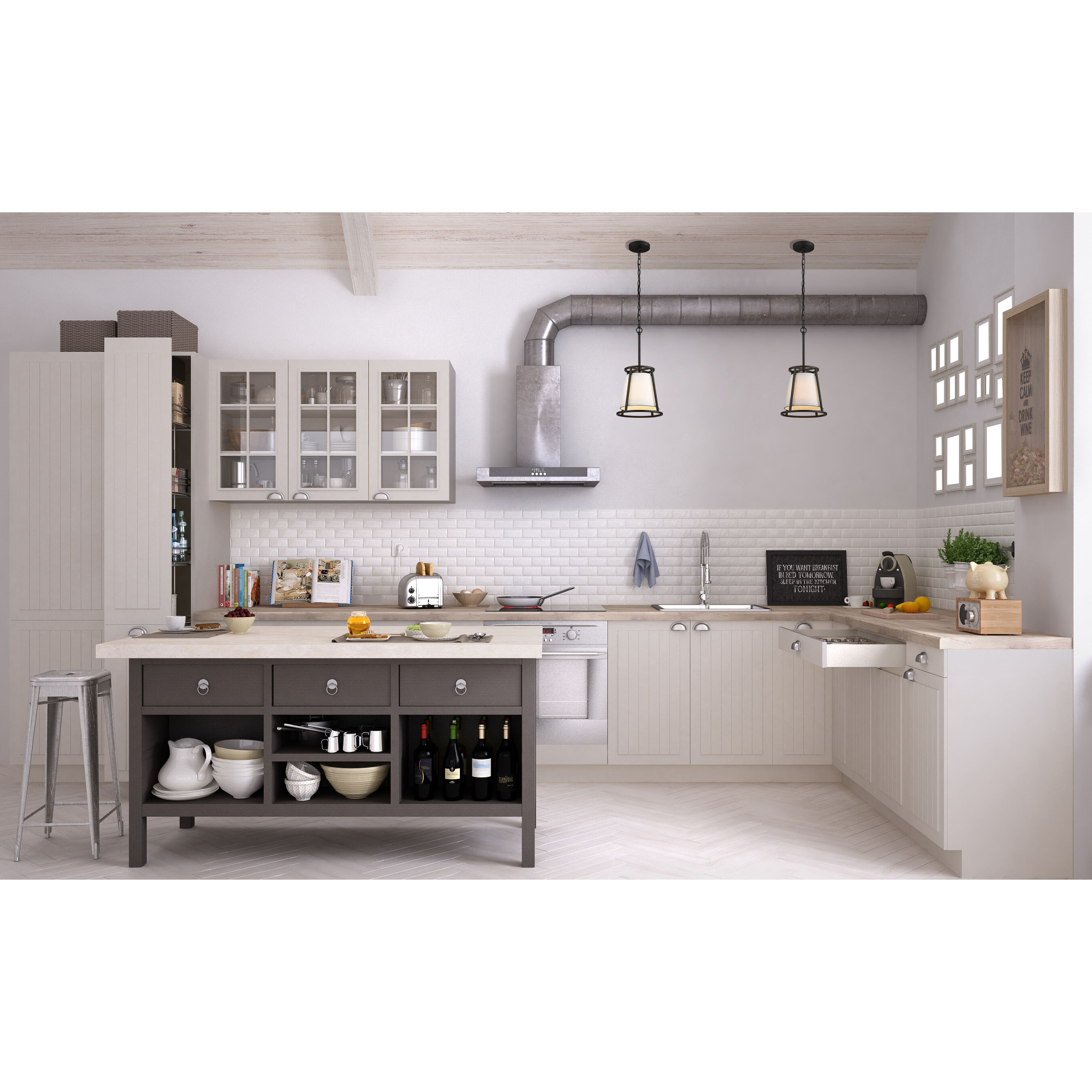 Lenyx 1 Light 10 inch Iron Ore Pendant Ceiling Light