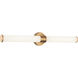 Steveston LED 26 inch Aged Gold Brass Bath Vanity Light Wall Light
