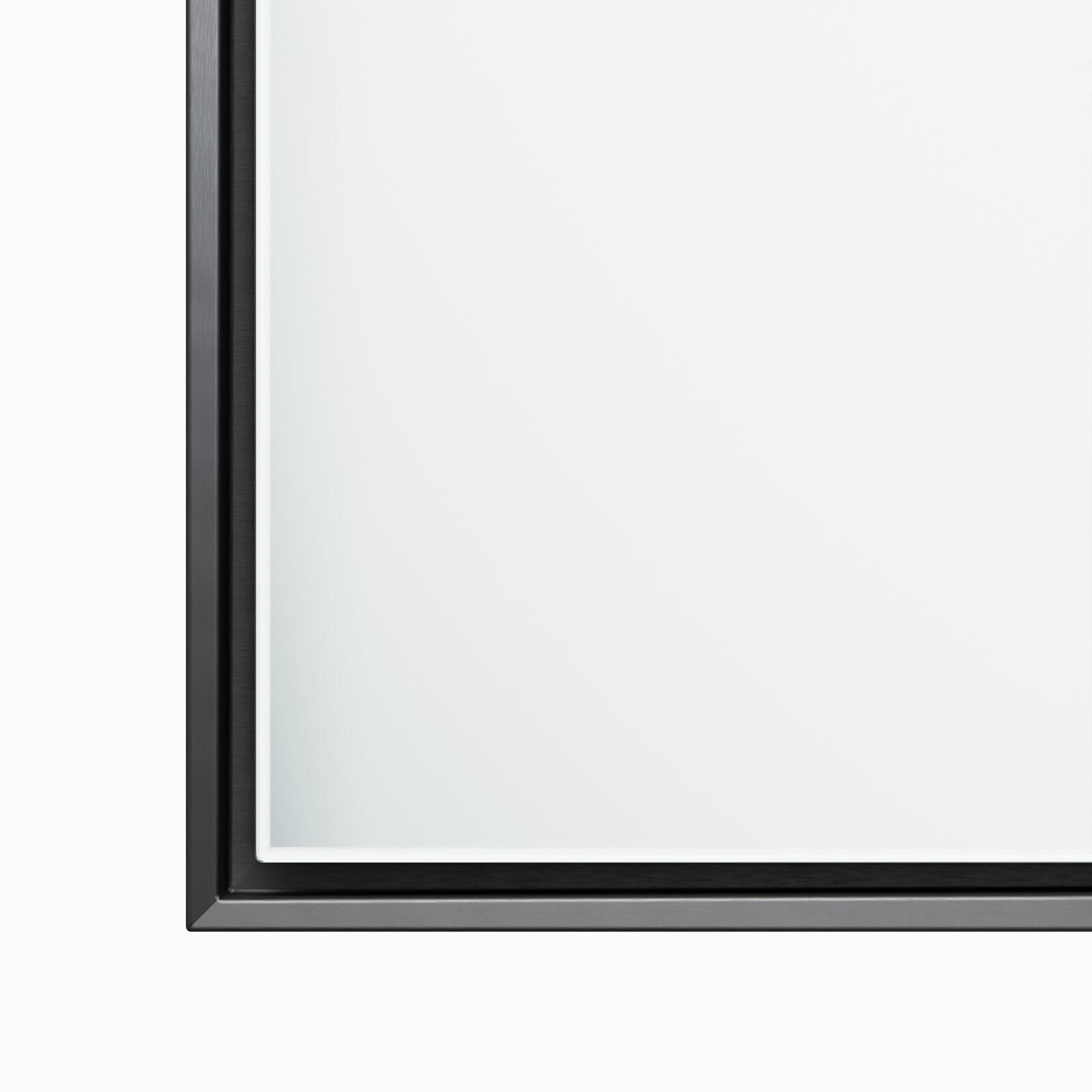 Amara 42 X 26 inch Blackened Steel Mirror