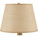 Amalia 28.75 inch 150 watt Natural and Brass Table Lamp Portable Light