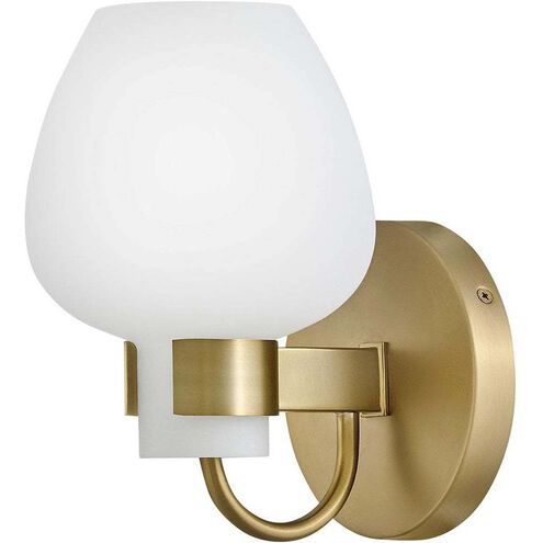 Sylvie 1 Light 7 inch Heritage Brass Bath Light Wall Light