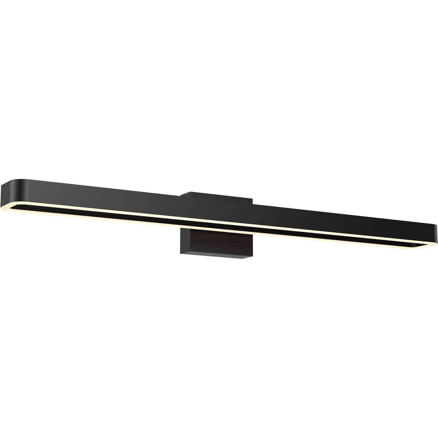 Aria 1 Light 36 inch Black Vanity Light Wall Light, Swivel