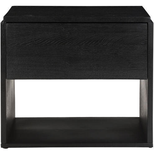 Quinton 24 X 20.75 inch Black Nightstand