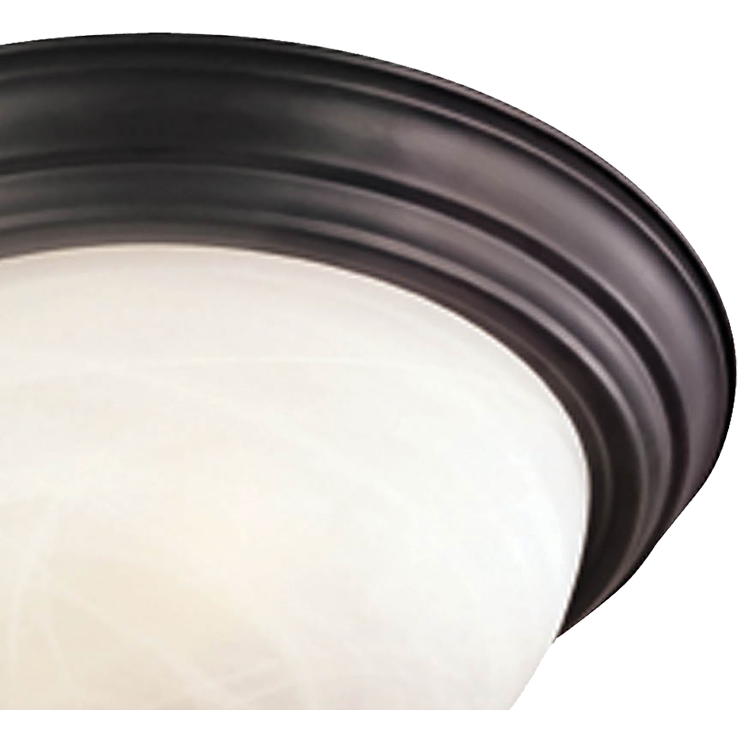 Harmony 3 Light 16 inch Painted Bronze Flush Mount Ceiling Light