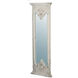 Anita 59.1 X 21.5 inch Distressed White Mirror
