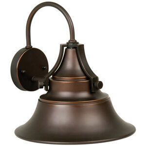 Union 1 Light 16 inch Oiled Bronze Gilded Outdoor Wall Mount, Large