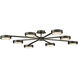 Cava LED 50 inch Black Oxide Semi-flush Mount Ceiling Light