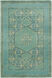 Haven 102 X 66 inch Medium Green Rug in 6 X 9, Rectangle