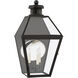 Chapman & Myers Stratford 3 Light 26.25 inch Blackened Copper Outdoor Wall Lantern, Medium