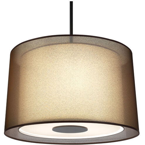 Saturnia 3 Light 15 inch Deep Patina Bronze Pendant Ceiling Light