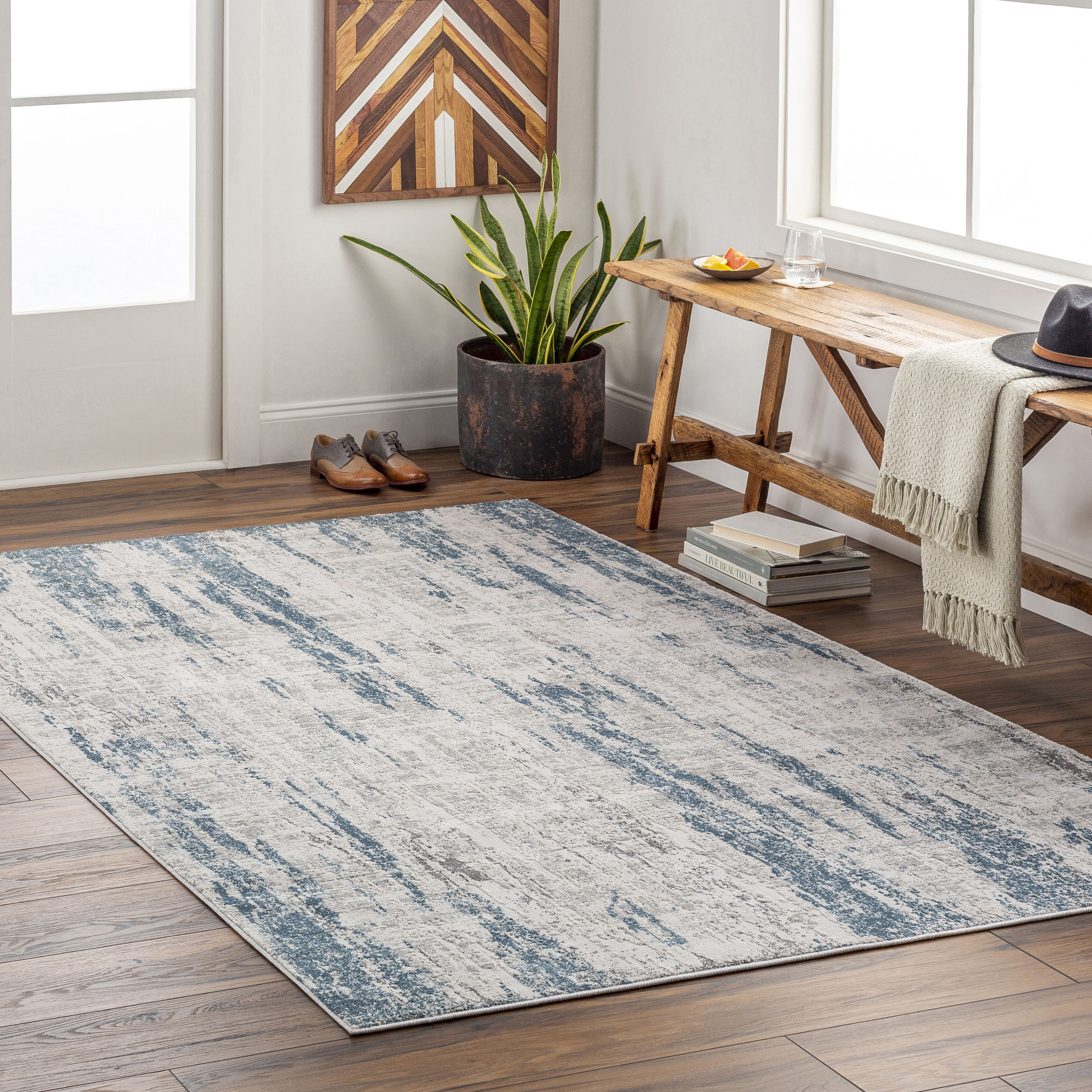 Alpine 87 X 63 inch Taupe Rug, Rectangle
