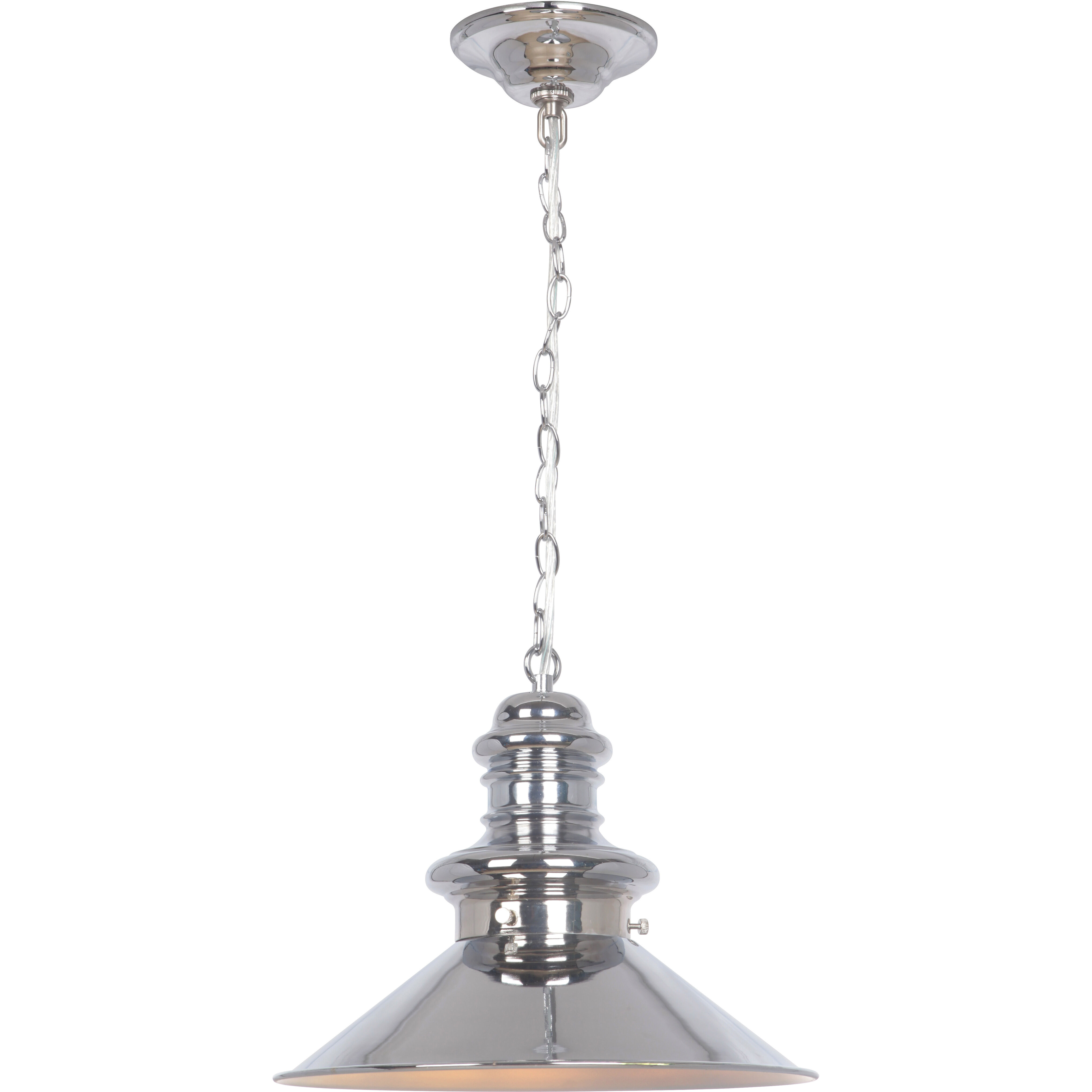 Bejamin 1 Light 13 inch Chrome Mini Pendant Ceiling Light