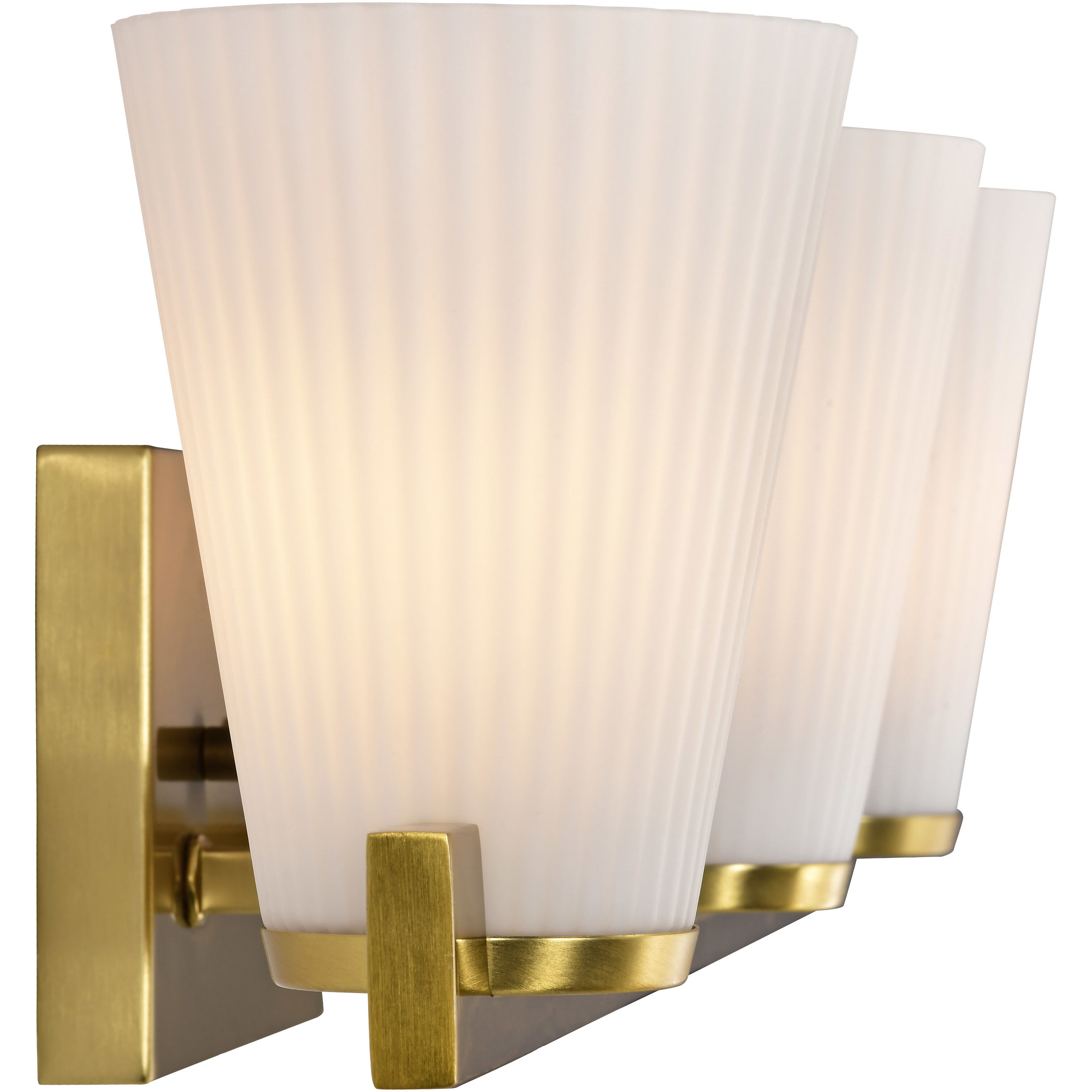 Royale 24 inch Burnished Brass Vanity Wall Light