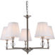 Bethany 5 Light 27.5 inch Stain Nickel Pendant Ceiling Light in Satin Nickel