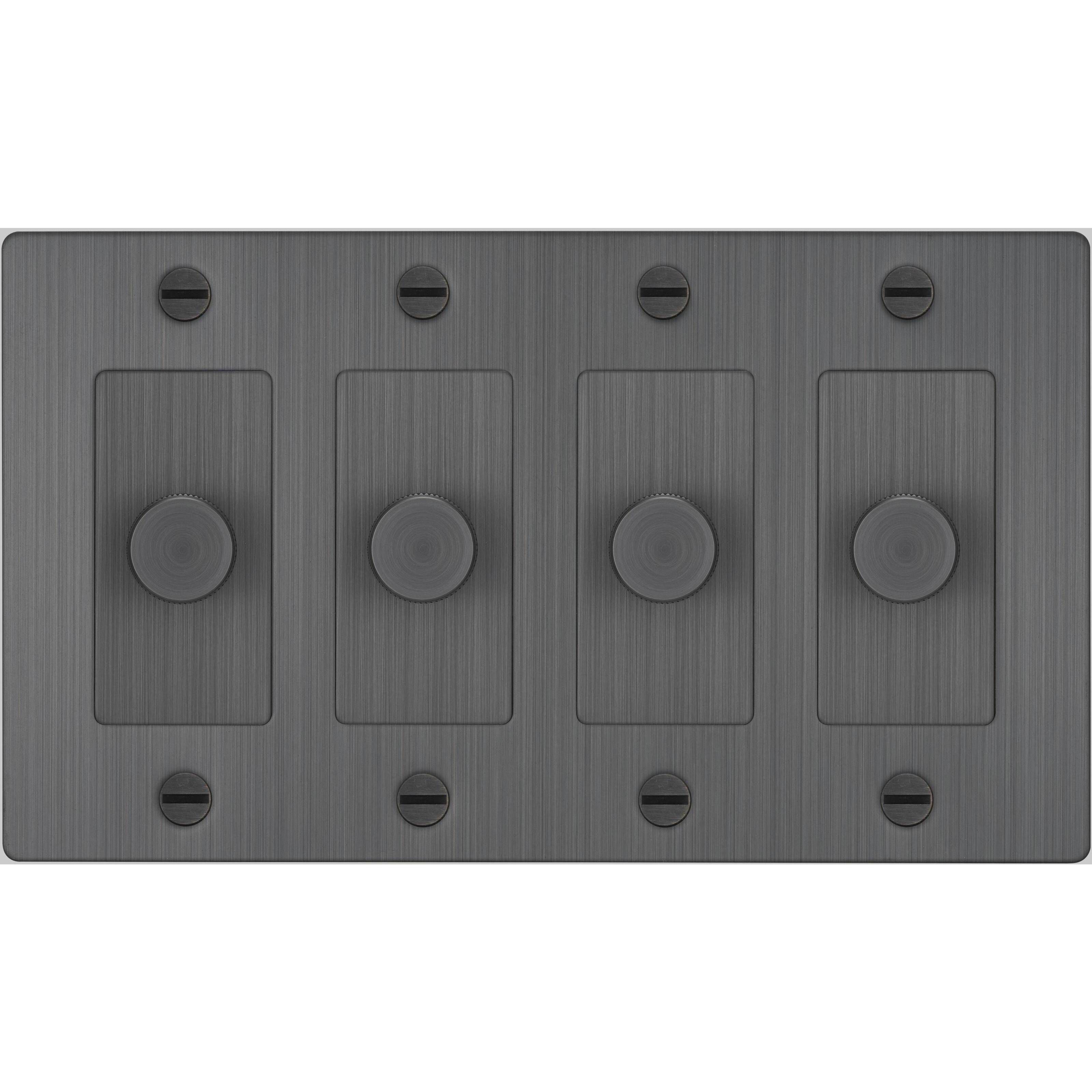 4G 100-120 Smoked Bronze Dimmer Switch, LED