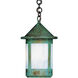 Berkeley 1 Light 5.63 inch Mission Brown Pendant Ceiling Light in Frosted
