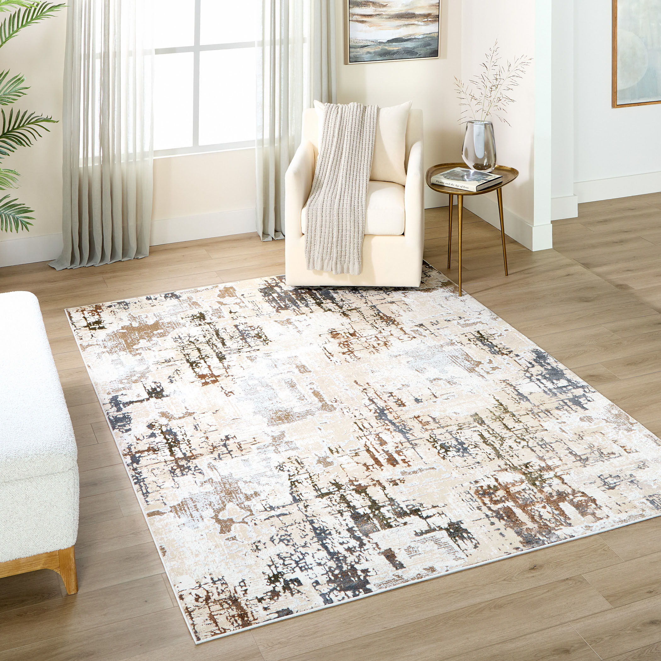 Salim 158 X 118 inch Earth Tones Rug in 10 x 13