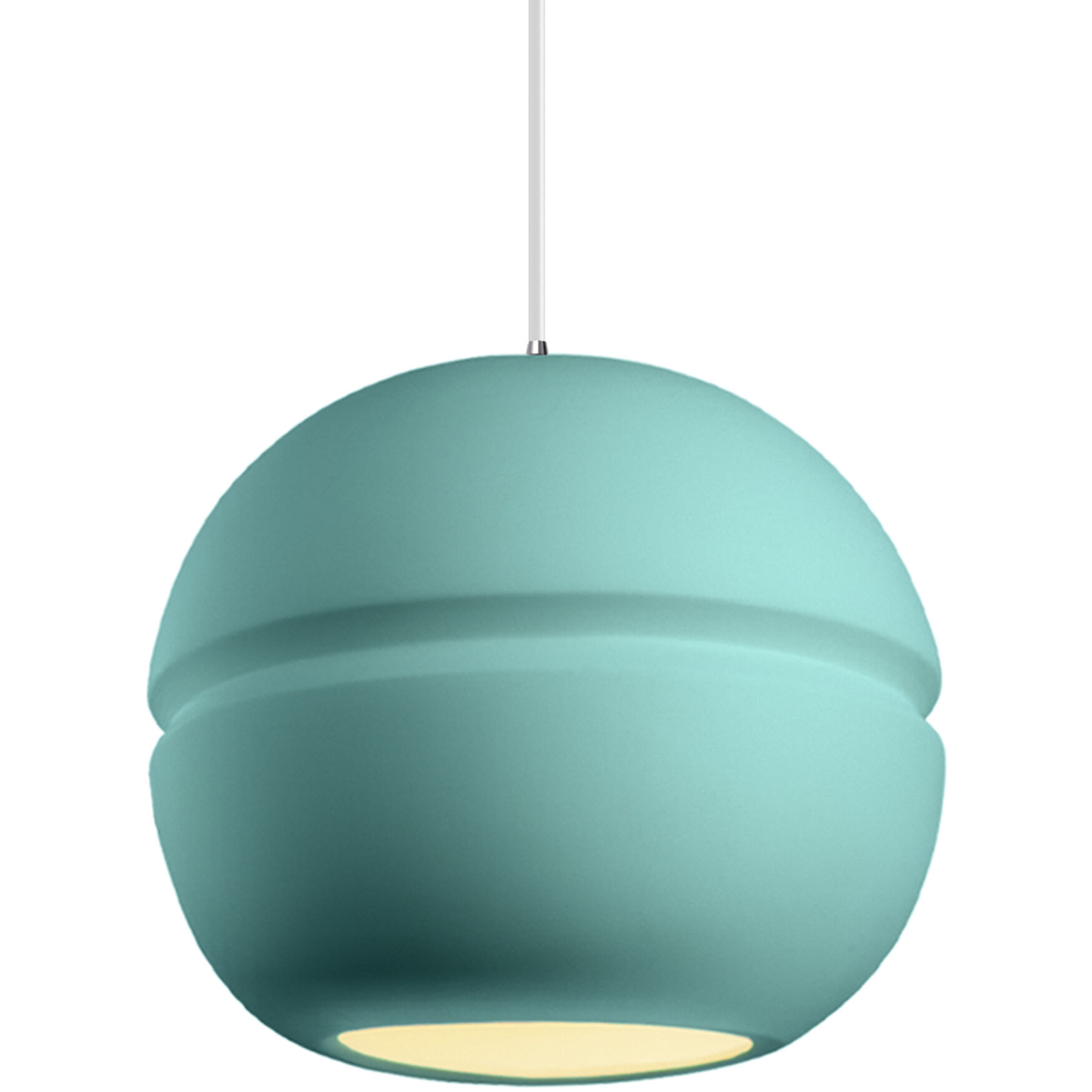 Radiance Collection LED 12 inch Polished Chrome and Reflecting Pool and White Pendant Ceiling Light