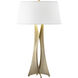 Moreau 33.4 inch 150 watt Soft Gold Table Lamp Portable Light in Flax, Tall