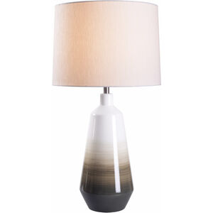 Kailey 15 inch 150.00 watt Warm Gray Ombre Ceramic Table Lamp Portable Light