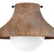 Surfside 1 Light 13.5 inch Natural Flush Mount Ceiling Light