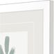 Florals Collection Block Profile Matted White Framed Art