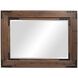 Caldwell 46 X 34 inch Wood and Iron Wall Mirror