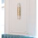Valetta 1 Light 4 inch Gold Linear Wall Sconce Wall Light