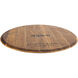 Wine Cask Natural with Black Lazy Susan