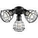 Fort Worth LED Noir Patio Fan Light Kit