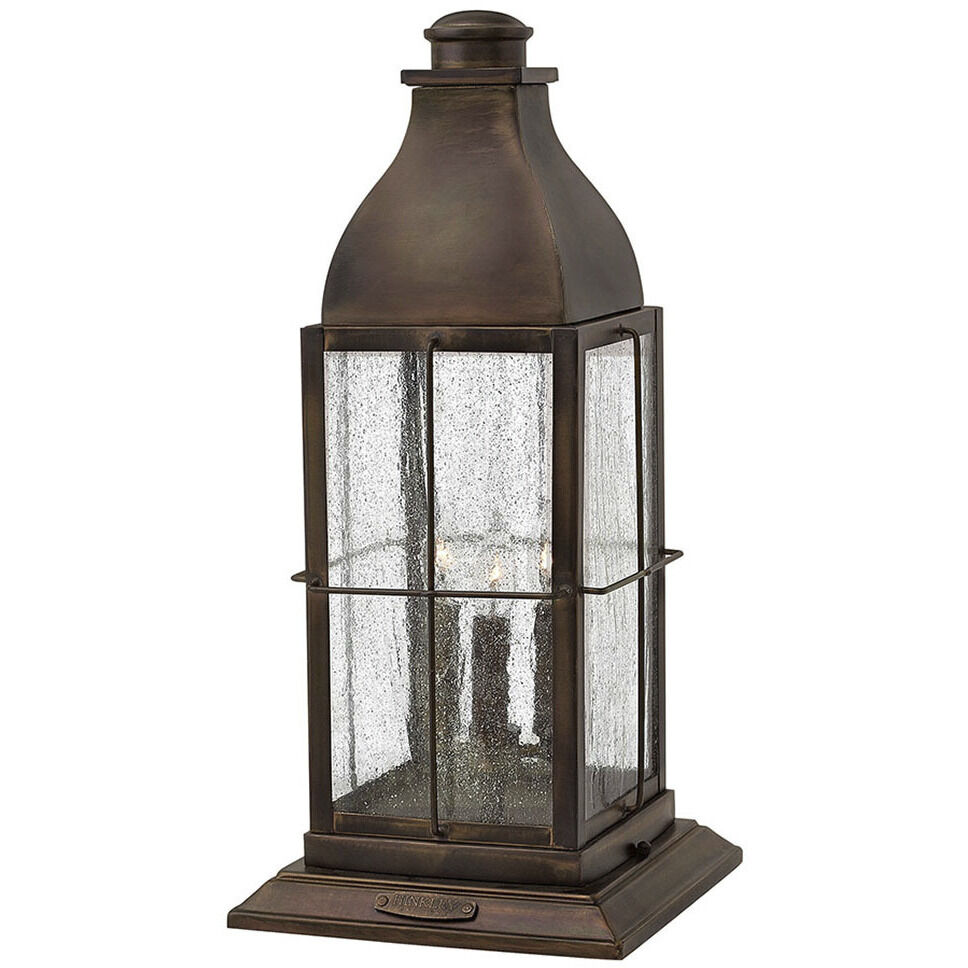 Heritage Bingham 3 Light 9.75 inch Post Light & Accessory