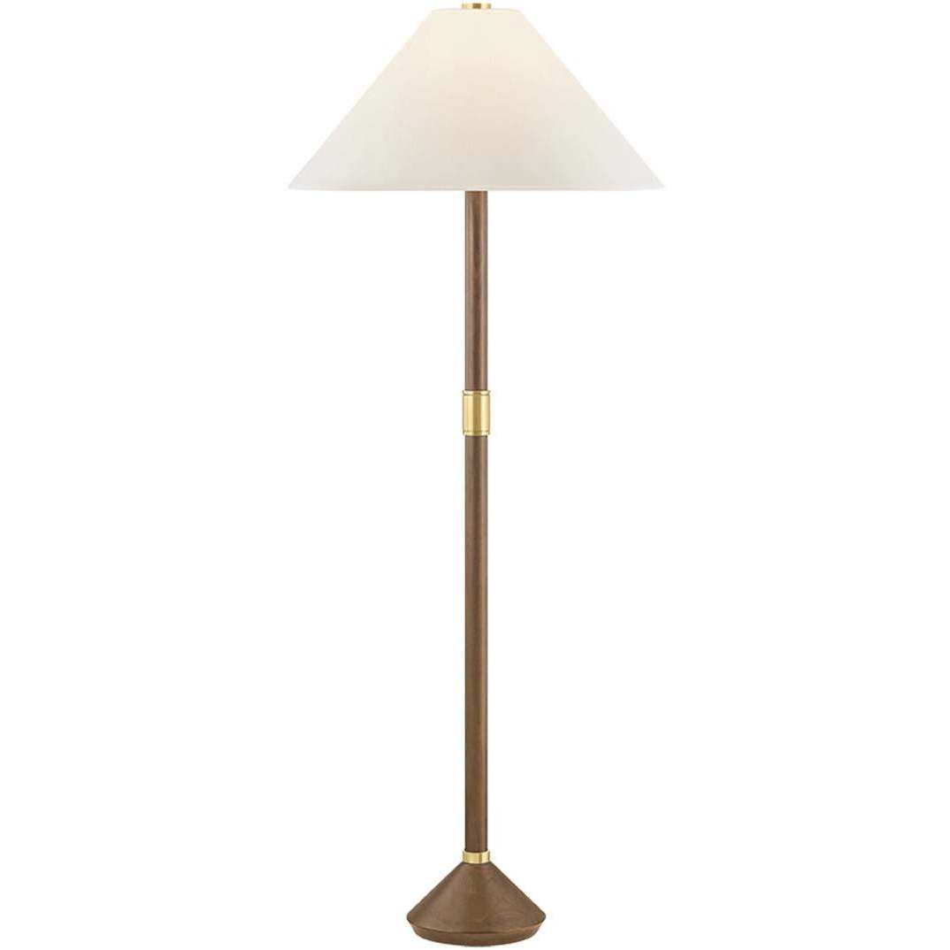 Merrimack 64.5 inch 15 watt Aged Brass Floor Lamp Portable Light