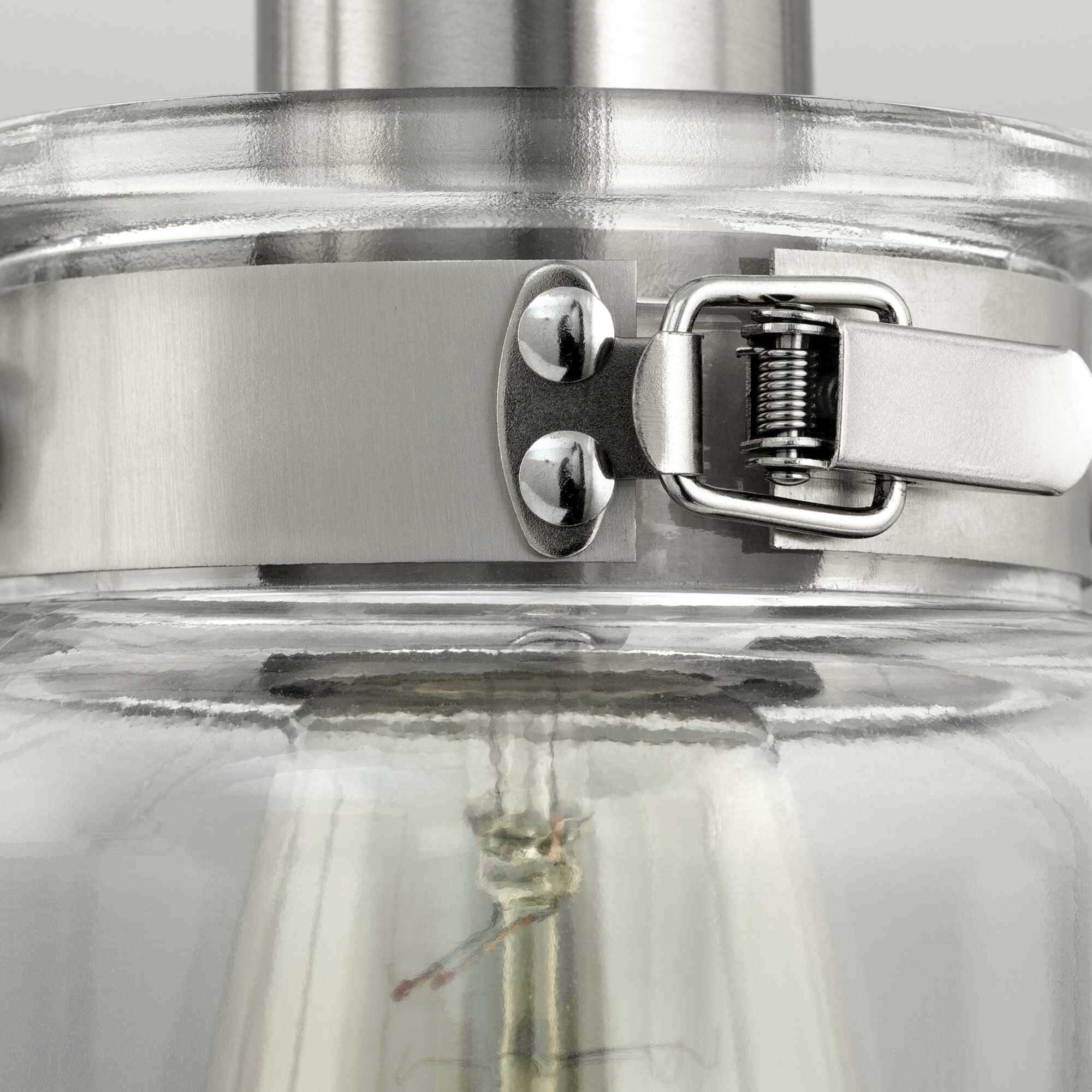 Calhoun 1 Light Brushed Nickel Pendant Ceiling Light