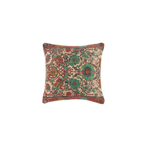 Shadi 20 X 20 inch Khaki and Rose Throw Pillow