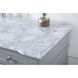 Wesley 60 X 22 X 35 inch Grey Vanity Sink Set