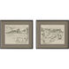 Sepia Scenes Sepia and Beige and Black and Neutral Framed Art