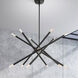 Soho 12 Light 28 inch Scandinavian Gray Chandelier Ceiling Light 